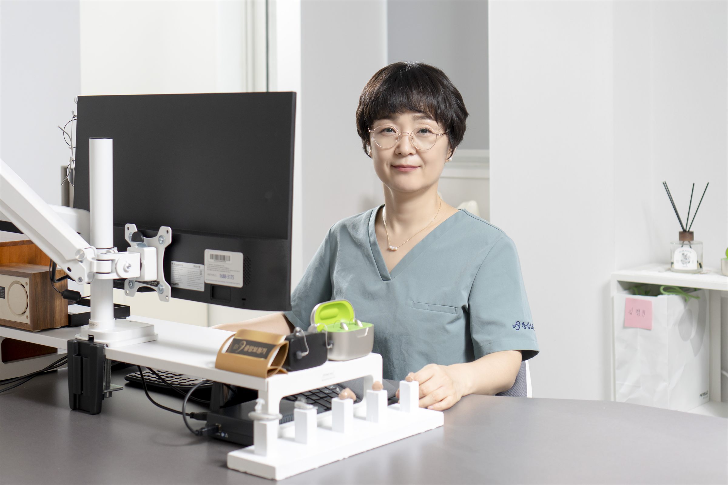 천안 중앙 보청기 상담실의 이은영 원장